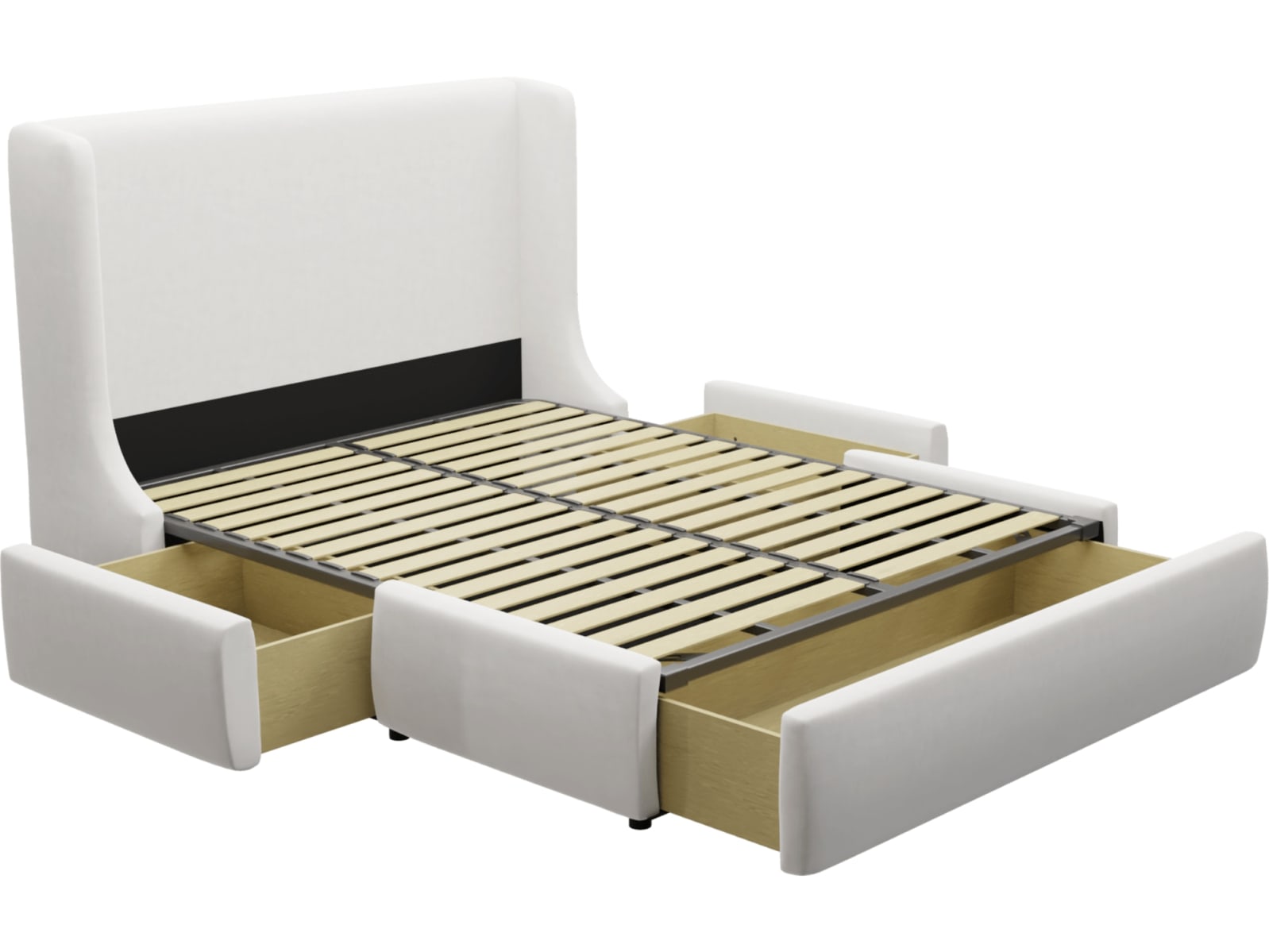 Lucy Drawer Bed Muse Frost color Muse Frost