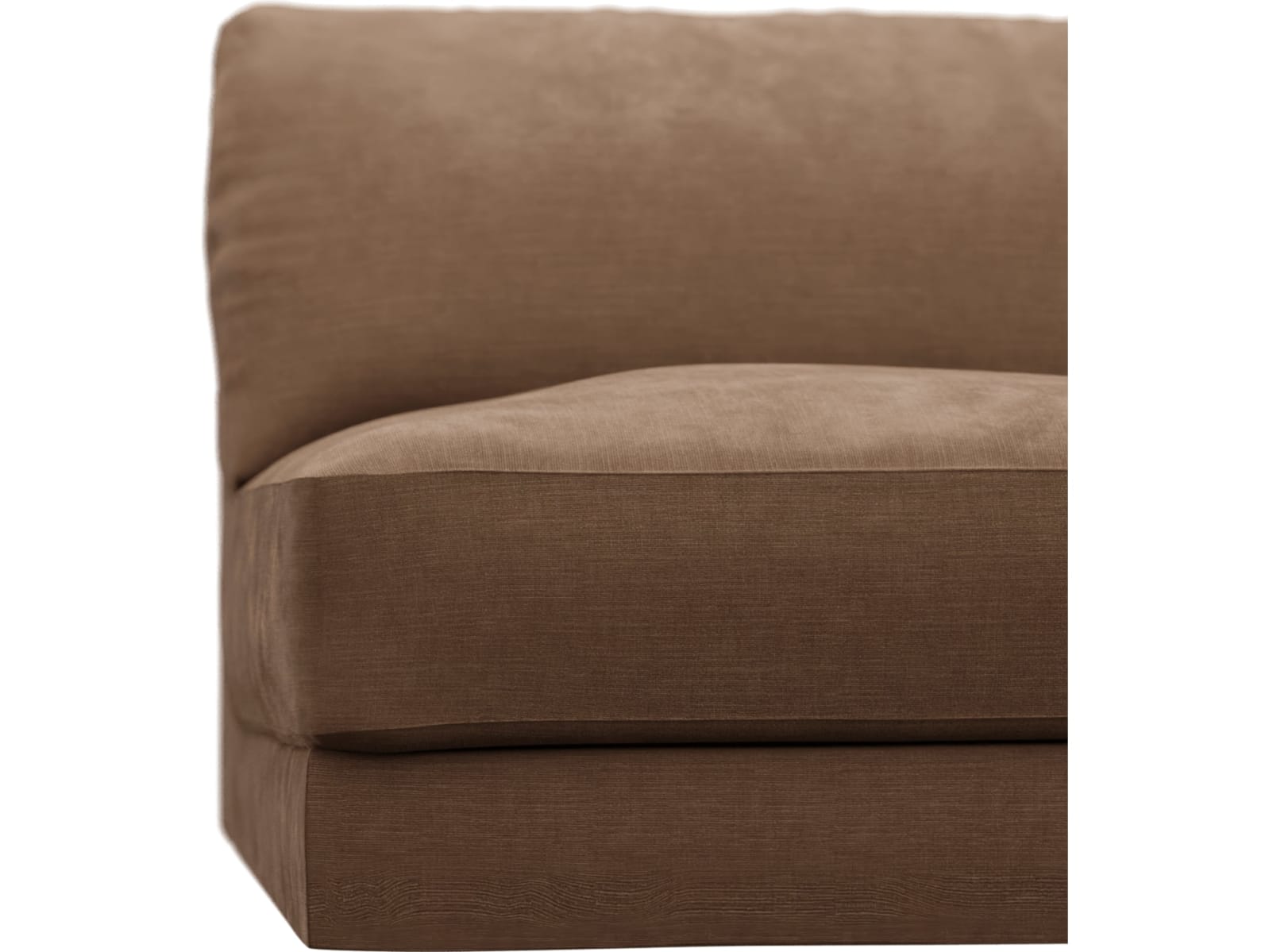 Monica Tribute Chestnut Right Arm Facing Chair Module color Tribute Chestnut