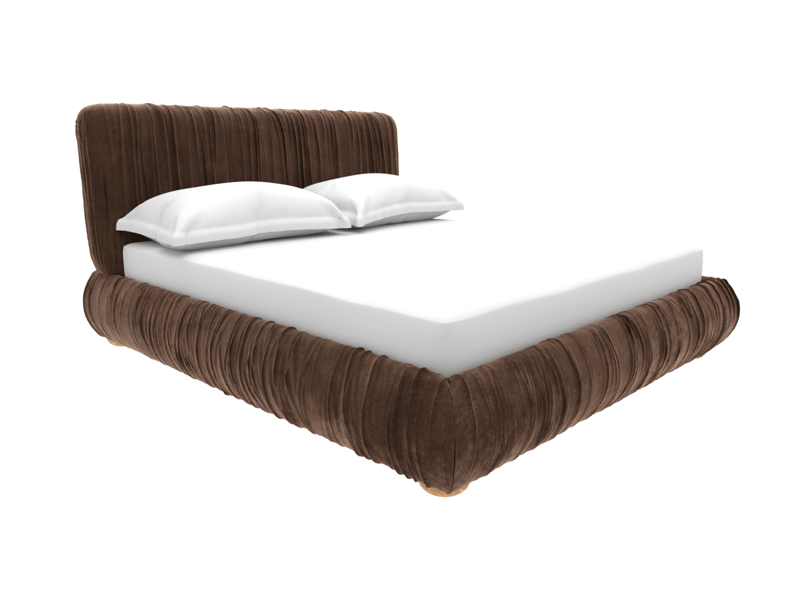 Gracie Bed Frame Muse Chocolate color Muse Chocolate