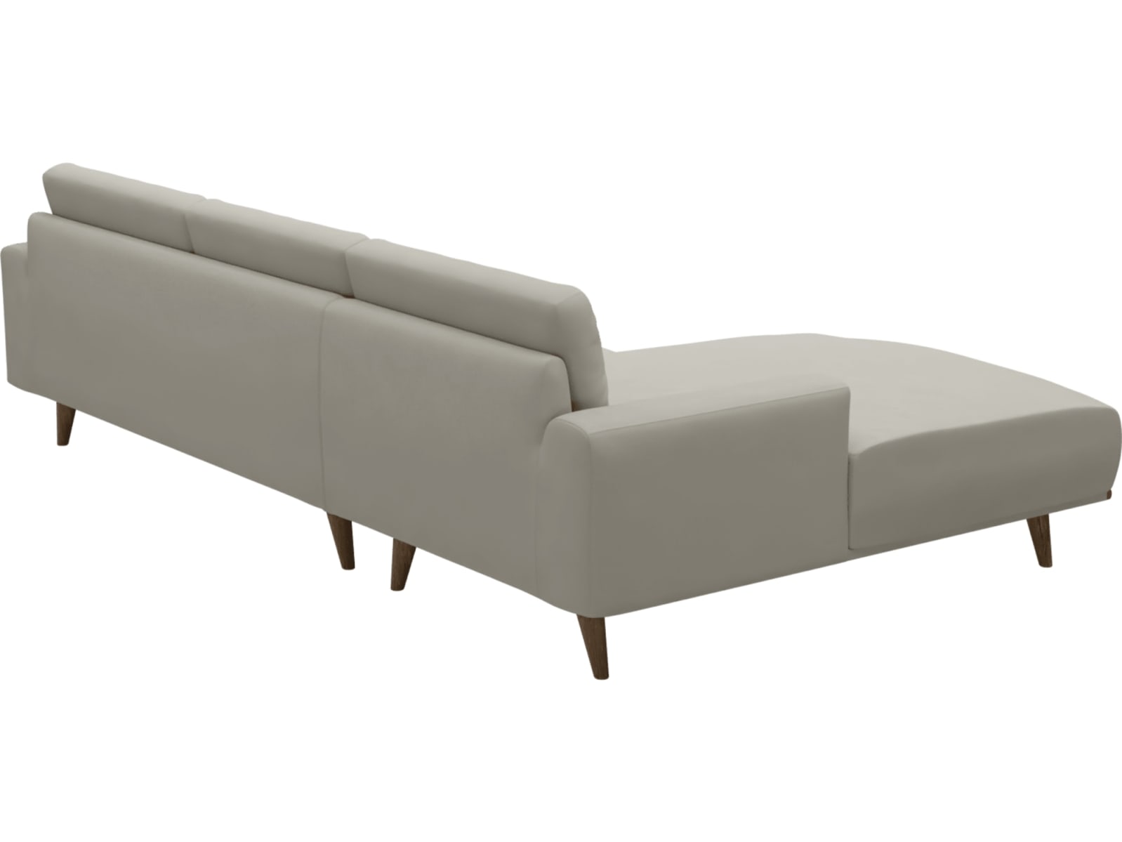 Dane California Ivory Chaise Sofa - 3 Seater color California Ivory