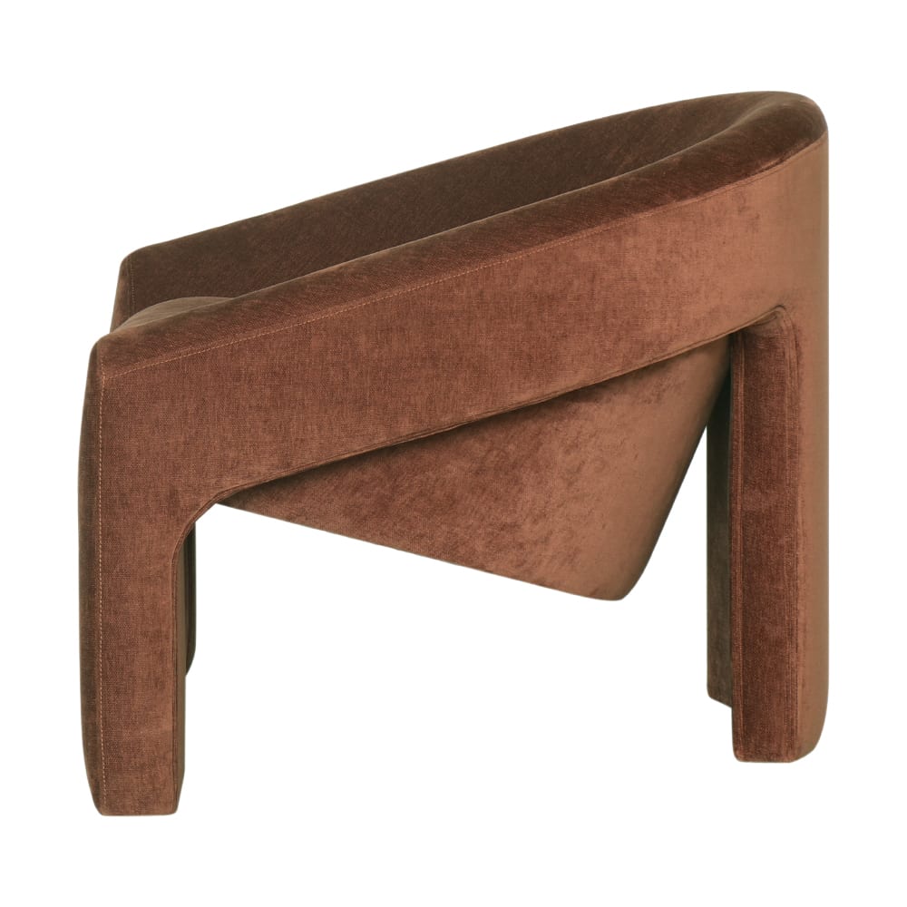 Blaire Accent Chair Muse Rust color Muse Rust
