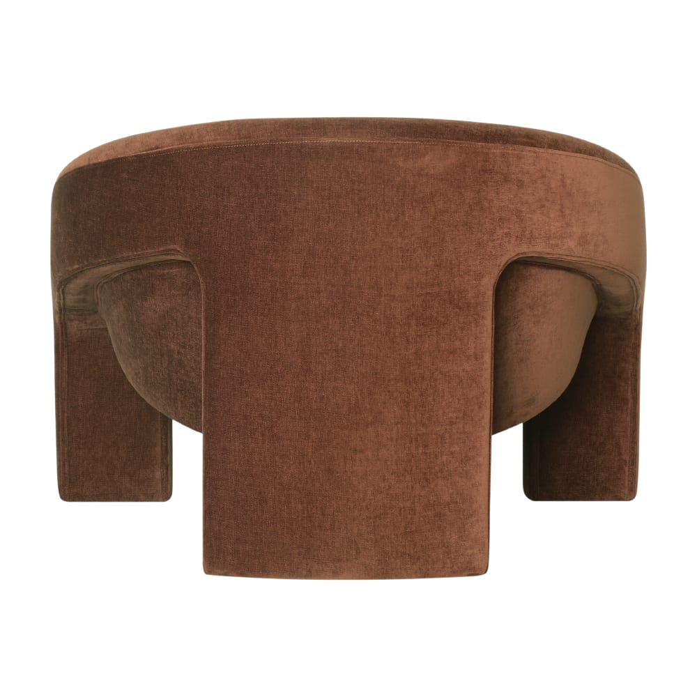 Blaire Accent Chair Muse Rust color Muse Rust