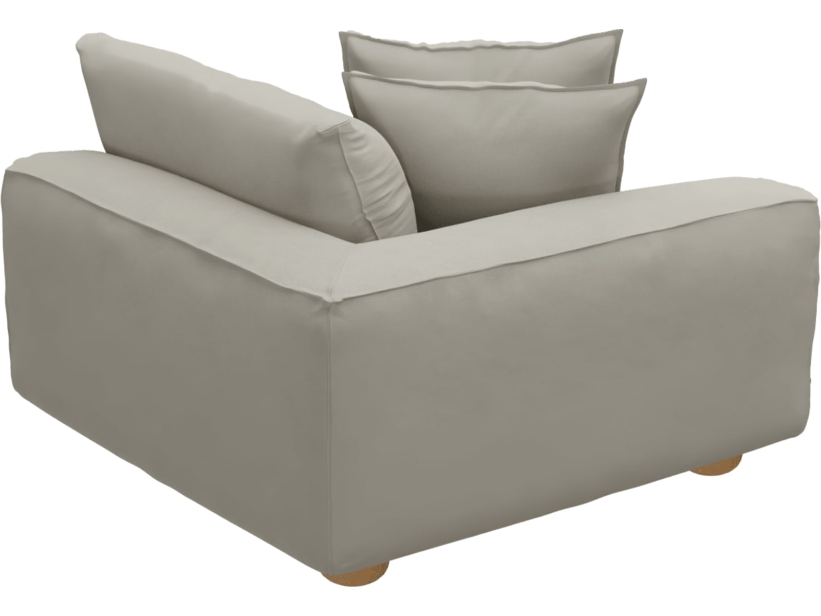 Tully California Ivory Left Arm Facing Chair Module color California Ivory