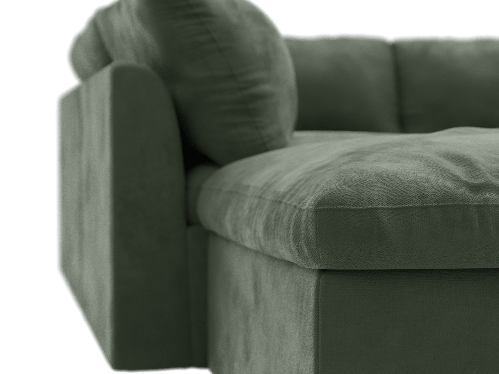 Retreat Muse Forest Modular Sofa - 6 Seater LAF Terminal color Muse Forest