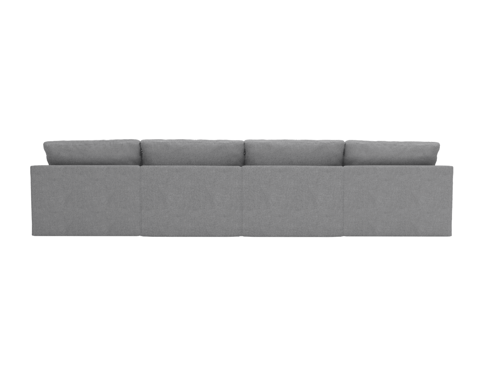 Retreat California Slate Modular Sofa - 4 Piece color California Slate