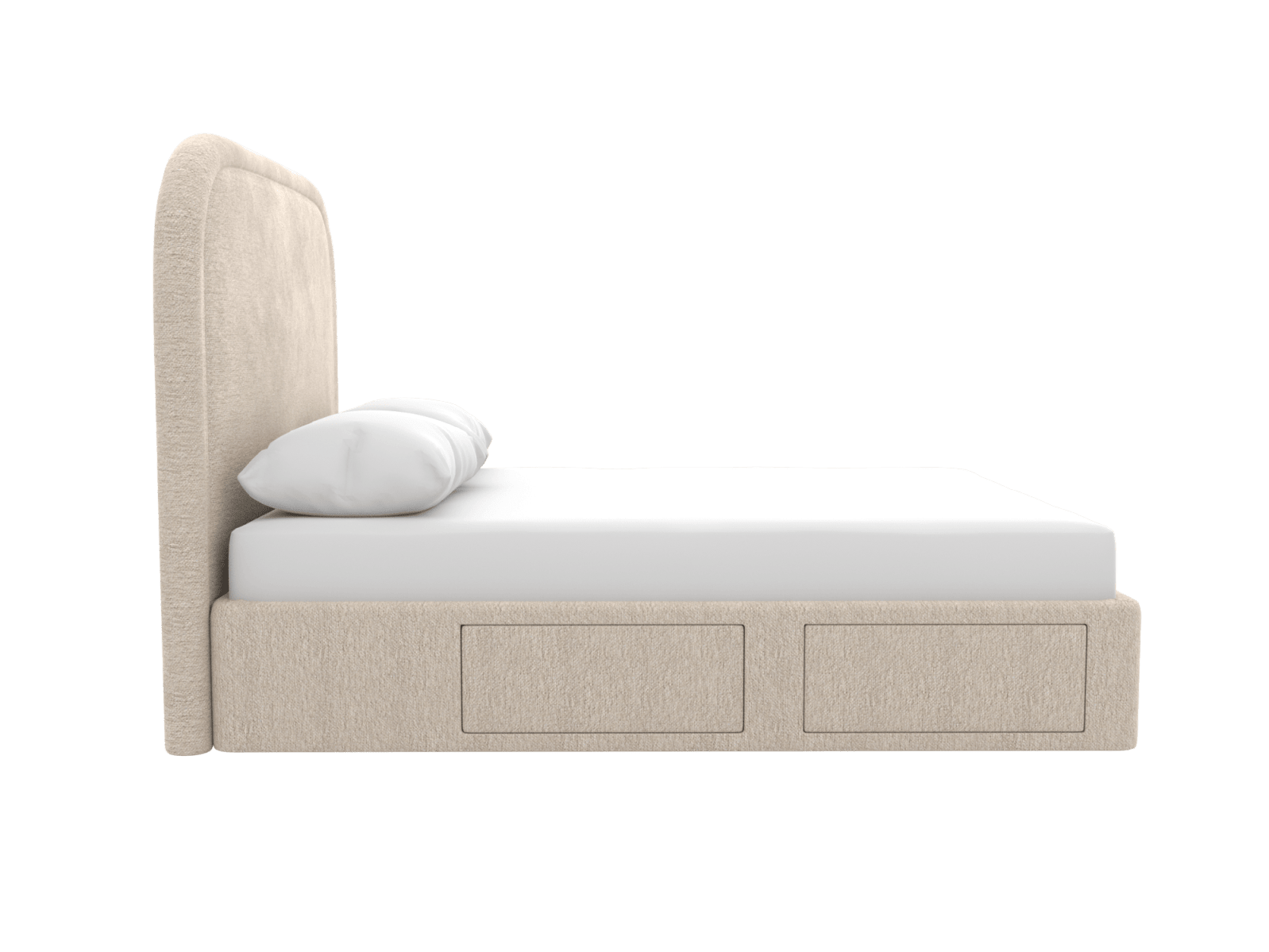 Libby Zenith Storage Drawer Bed Avon Taupe color Avon Taupe