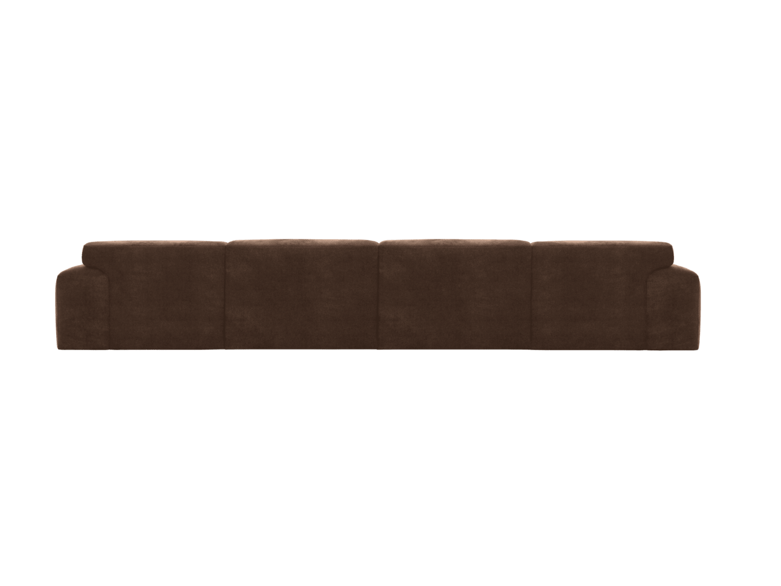 Copenhagen Muse Chocolate Chaise Sofa - 5 Seater U Shaped Modular color Muse Chocolate