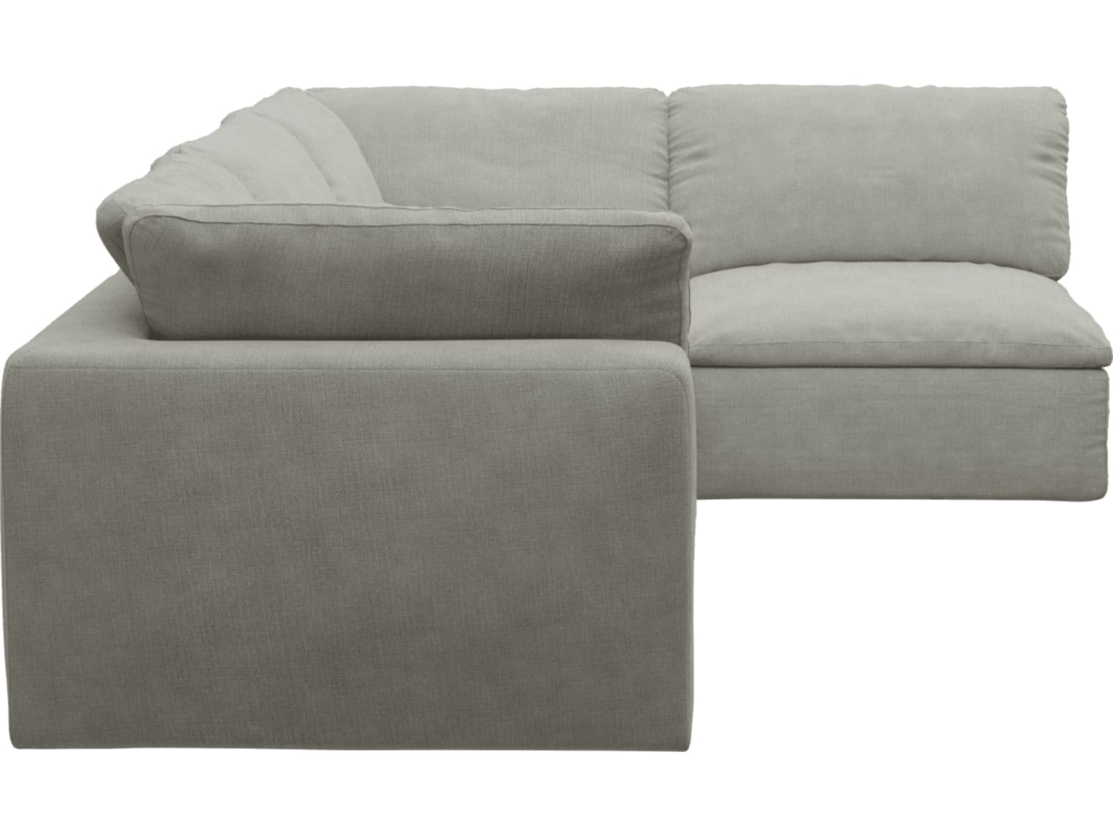 Cloud Deep Toorak Pebble Modular Sofa - 4 Piece color Toorak Pebble