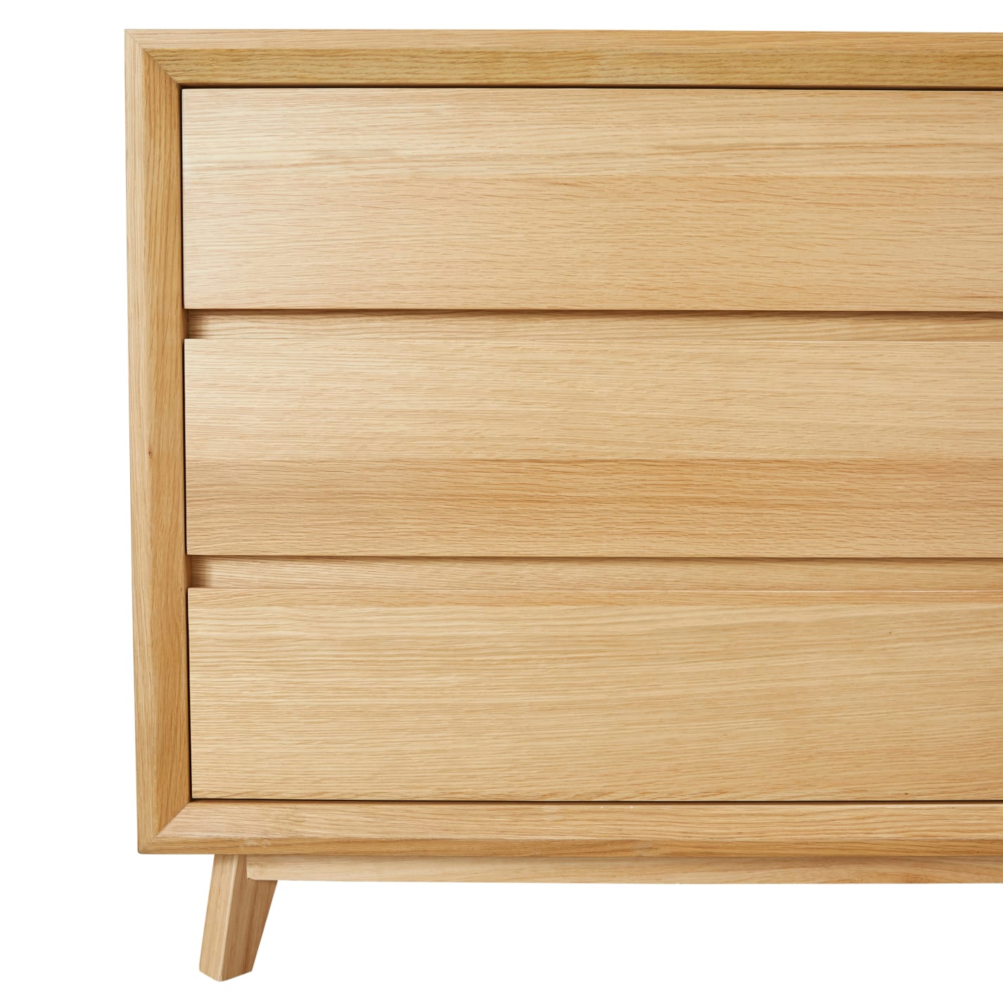 Morgan Oak Dresser - 6 Drawer color Natural