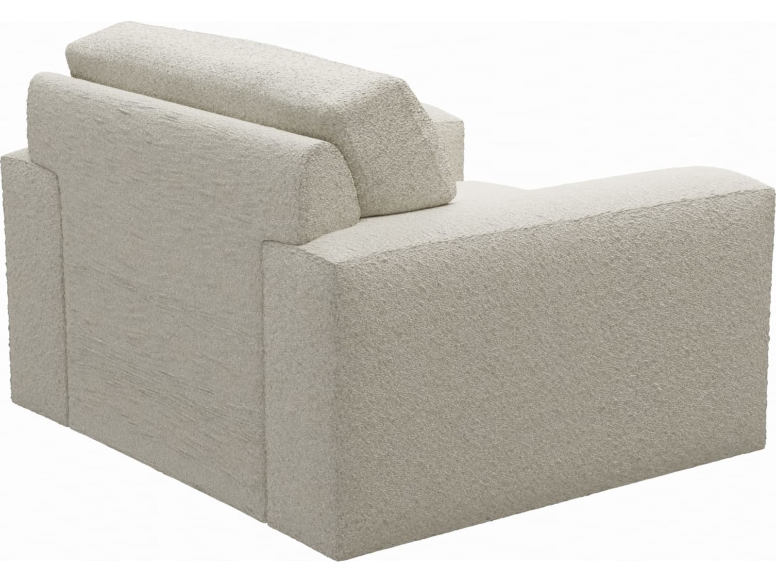 Monica Boucle Ivory Armchair color Boucle Ivory