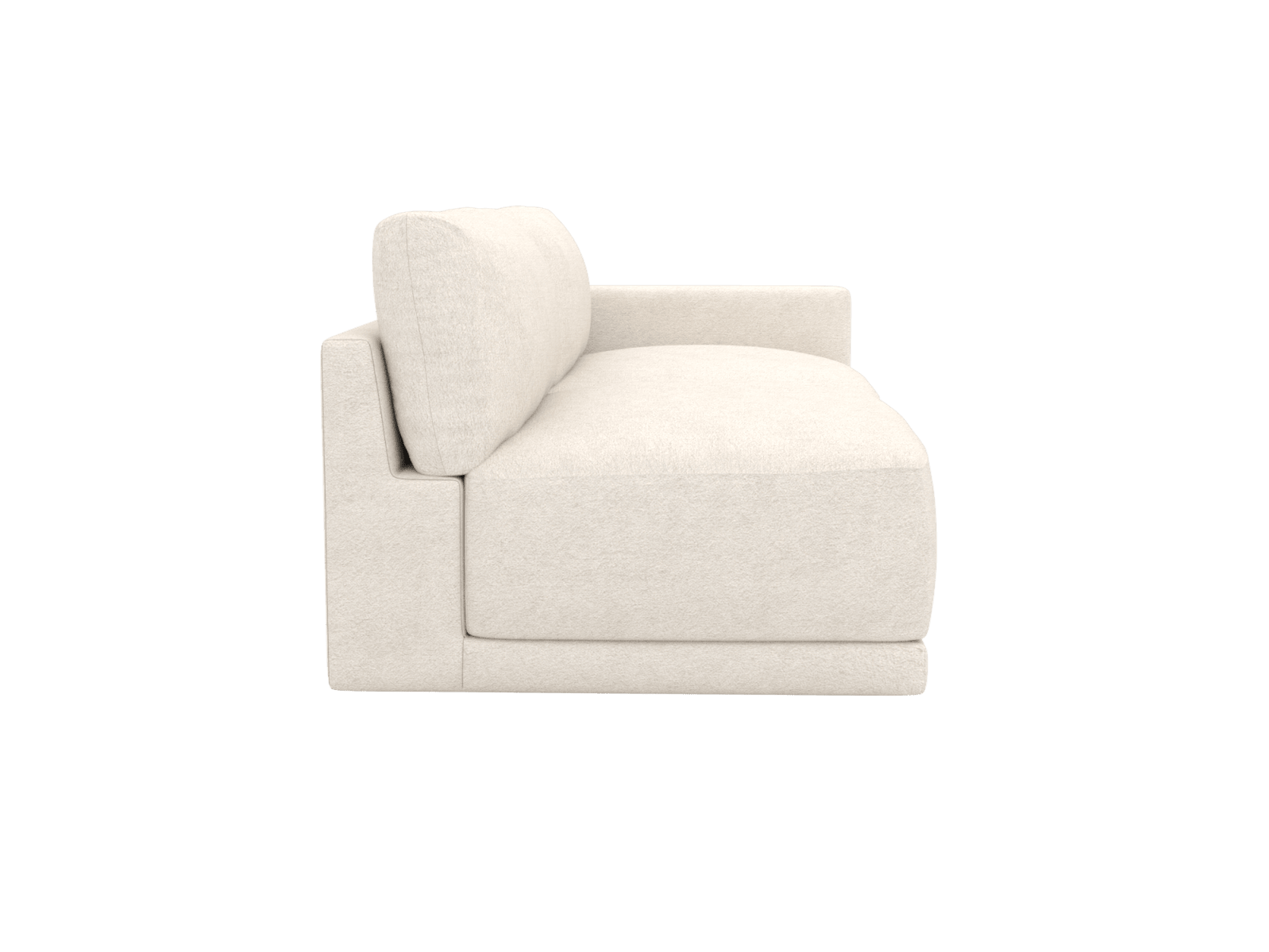 Haven Noa Fog 3 Seater Right Arm Facing Sofa Module color Noa Fog
