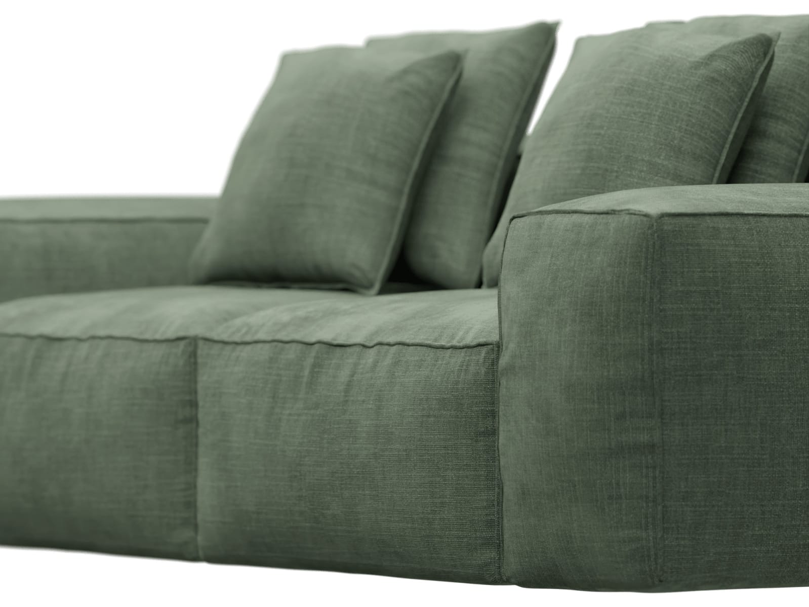 Riley Tribute Dark Jade Modular Sofa - 2 Seater color Tribute Dark Jade