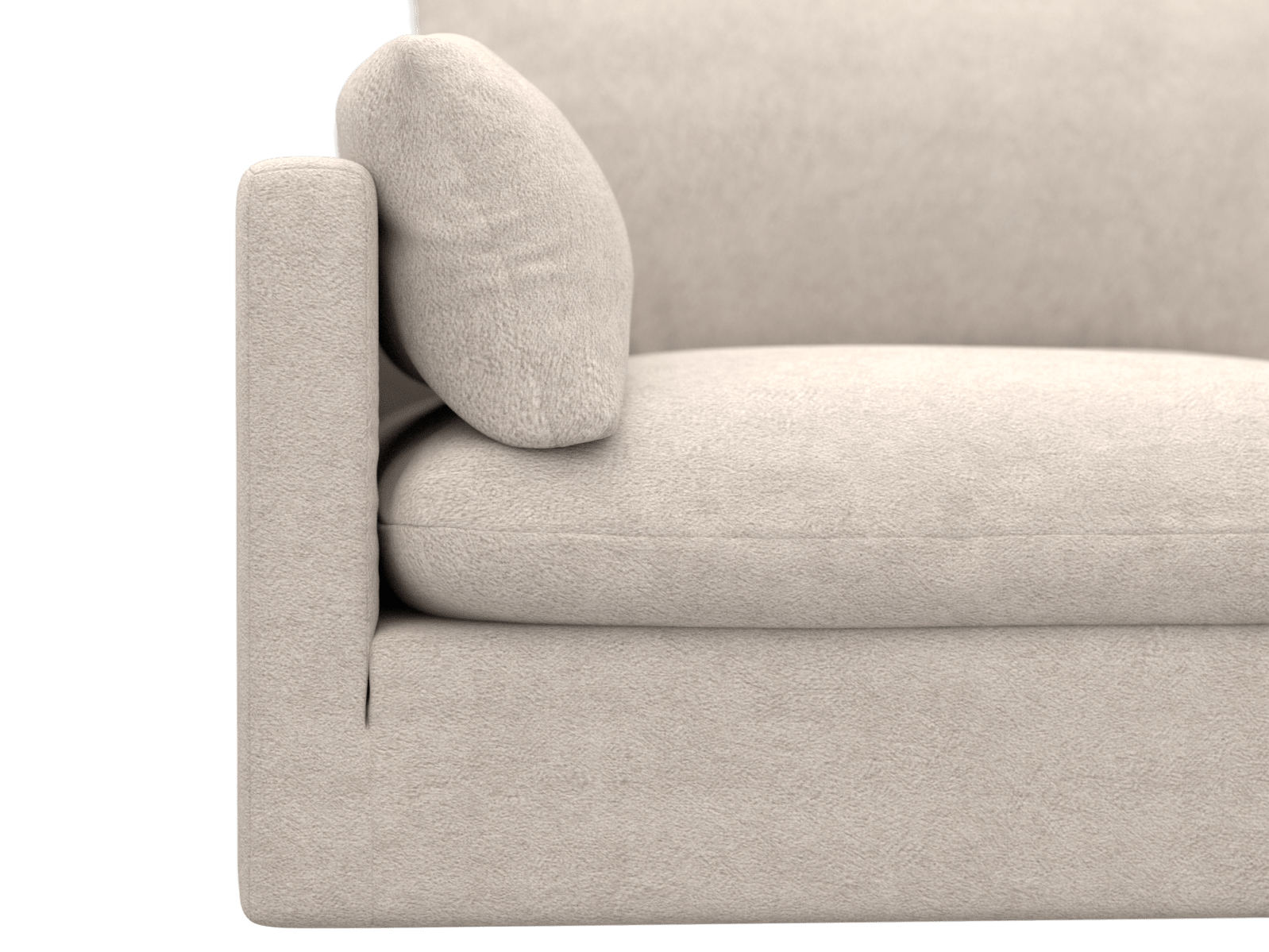 Willow Noa Desert Modular Sofa - 2 Seater color Noa Desert