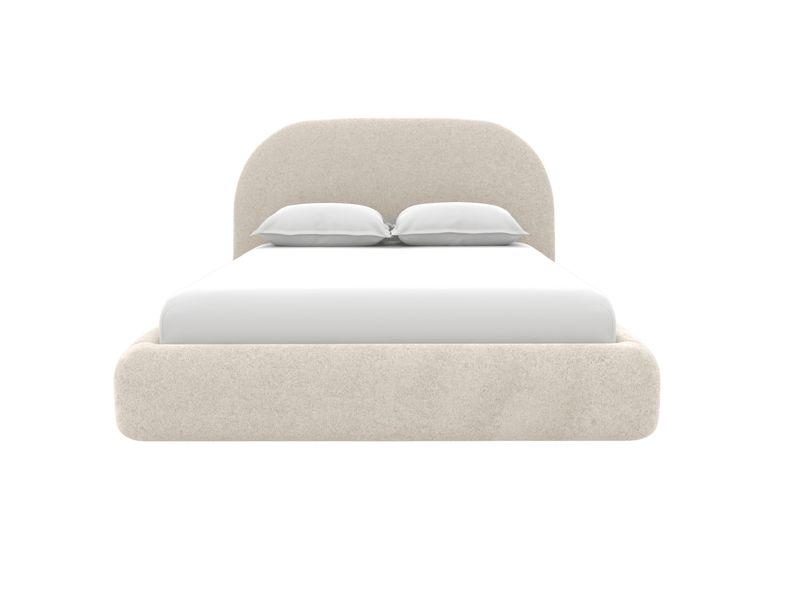 Capri Gas Lift Bed Avon Mineral color Avon Mineral