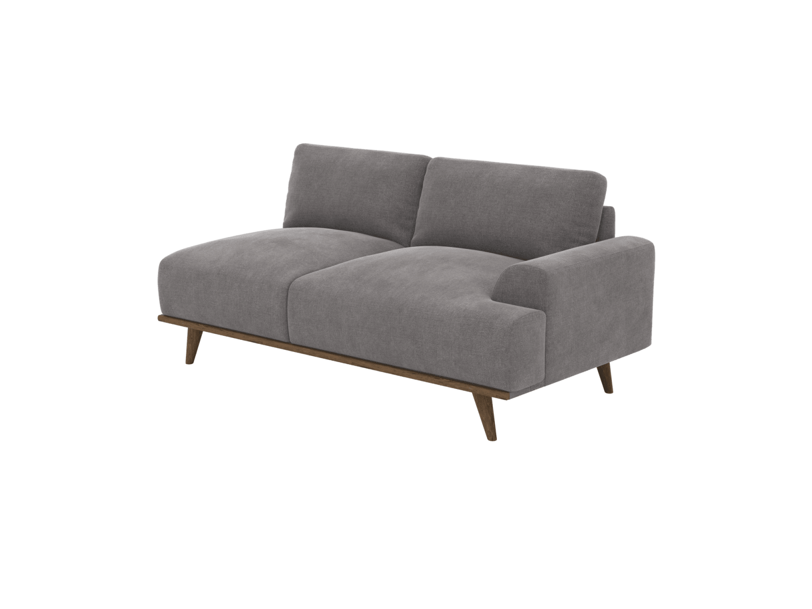 Dane Tribute Storm 2 Seat Right Facing Sofa Module color Tribute Storm