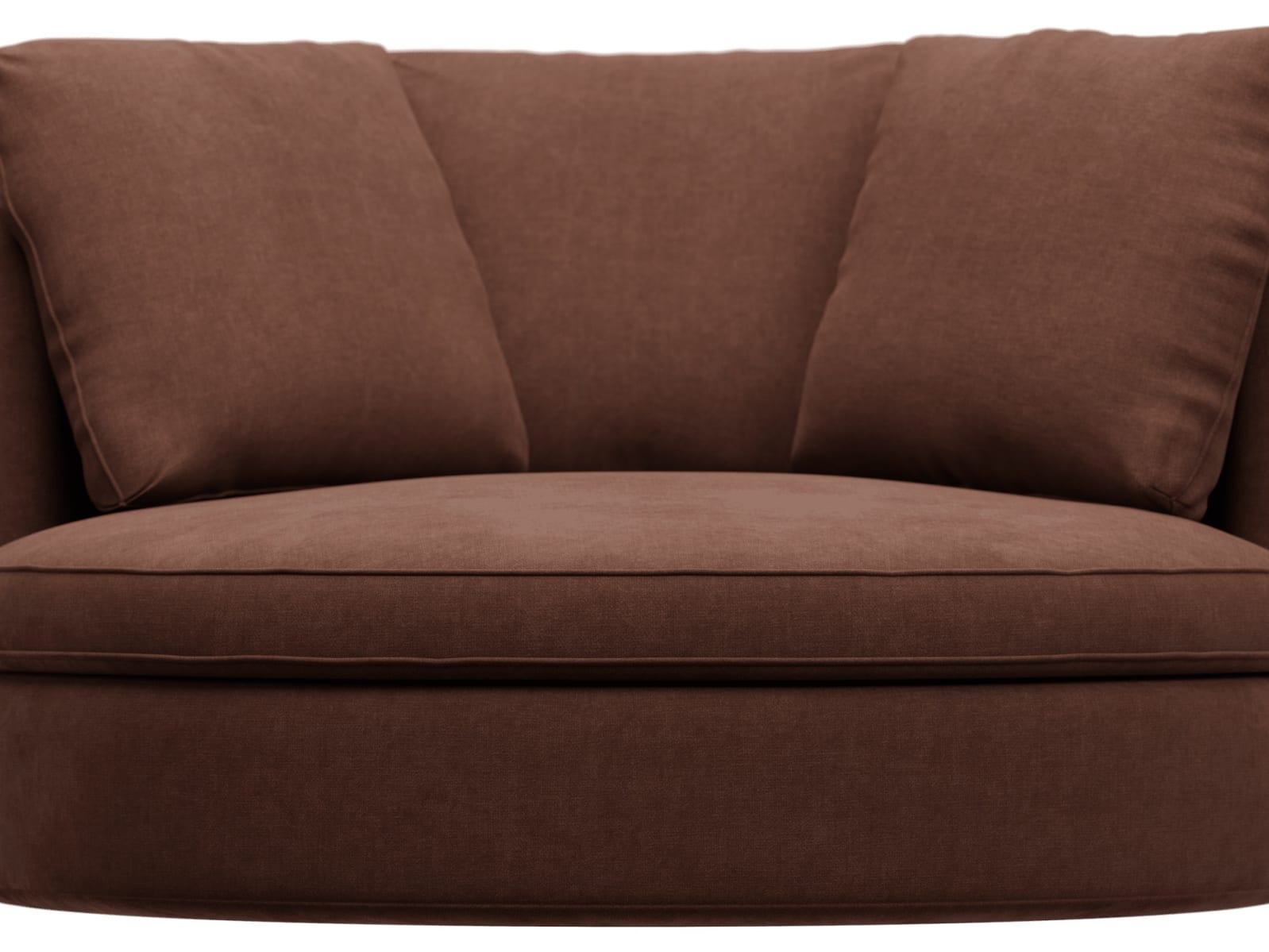 Adore Muse Rust Swivel Chair color Muse Rust