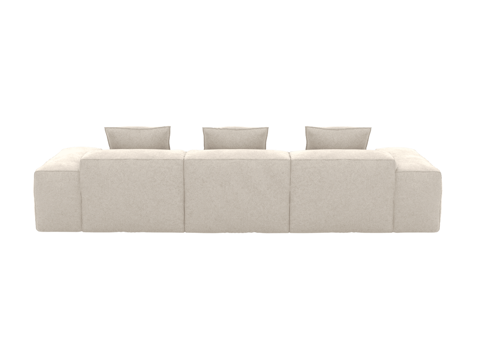 Riley Avon Mineral Modular Chaise Sofa - 3 Seater color Avon Mineral