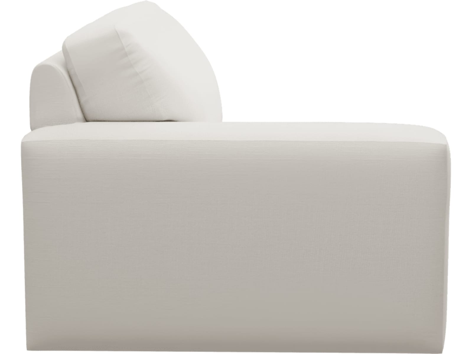 Monica Tribute Ice Left Arm Facing Chair Module color Tribute Ice