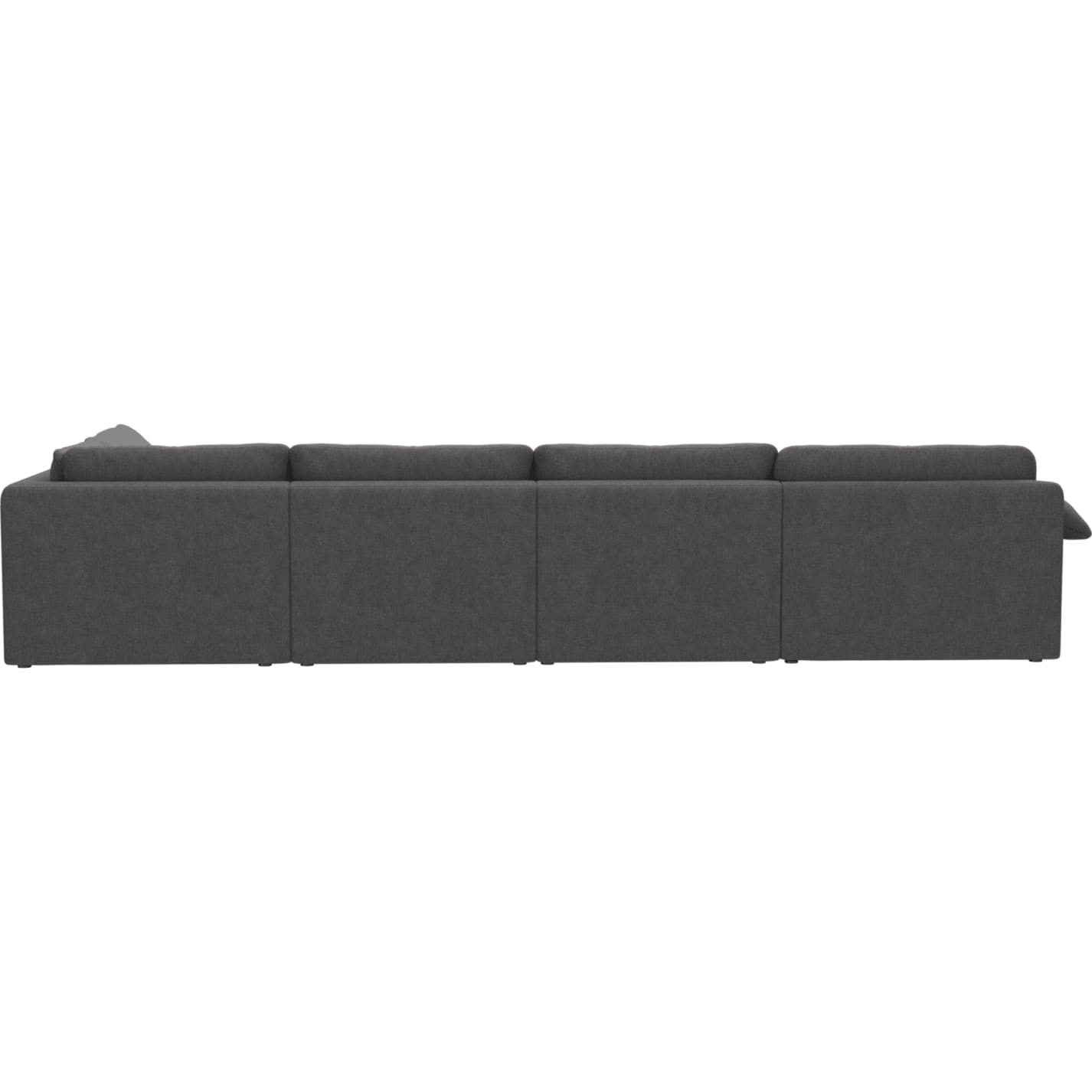 Ludlow California Slate Modular Sofa RAF Terminal - 6 Seater color California Slate