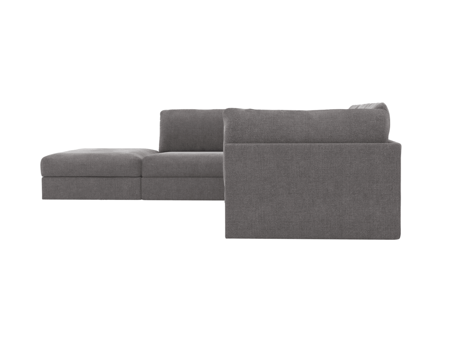 Finley Tribute Storm Modular Sofa LAF Terminal - 5 Seater color Tribute Storm