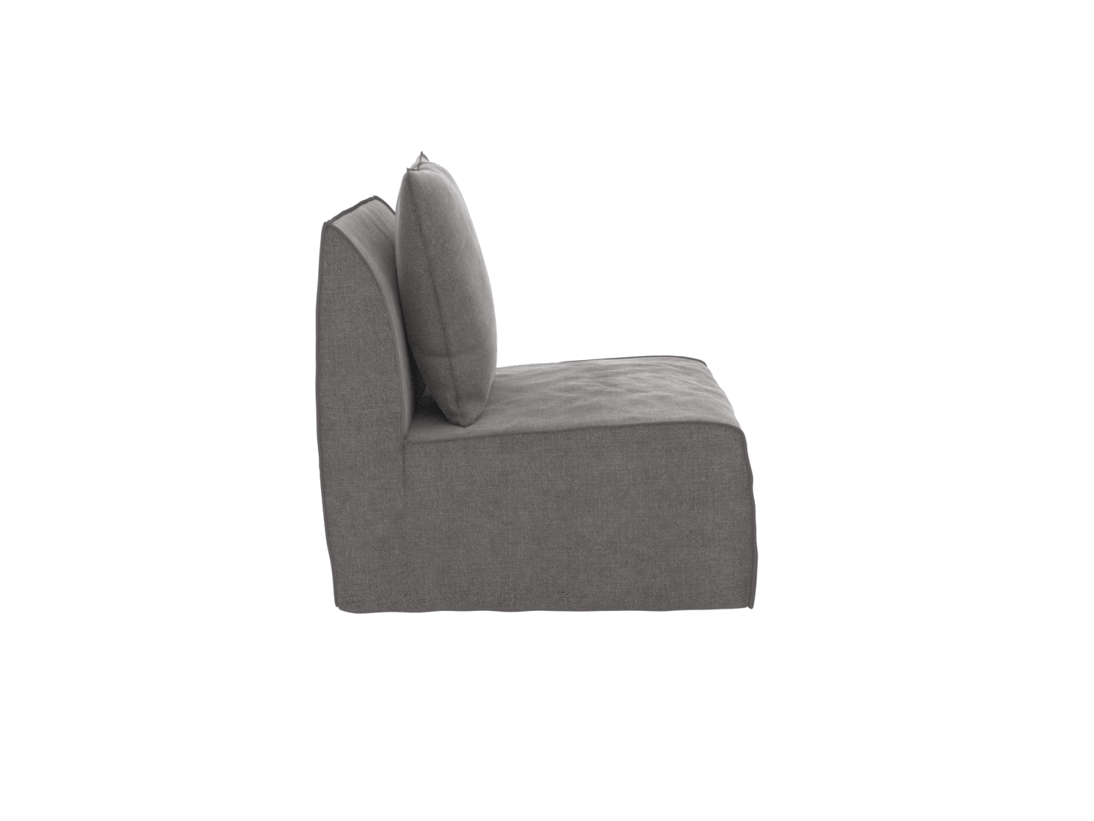 Como Tribute Storm Slipper Chair color Tribute Storm