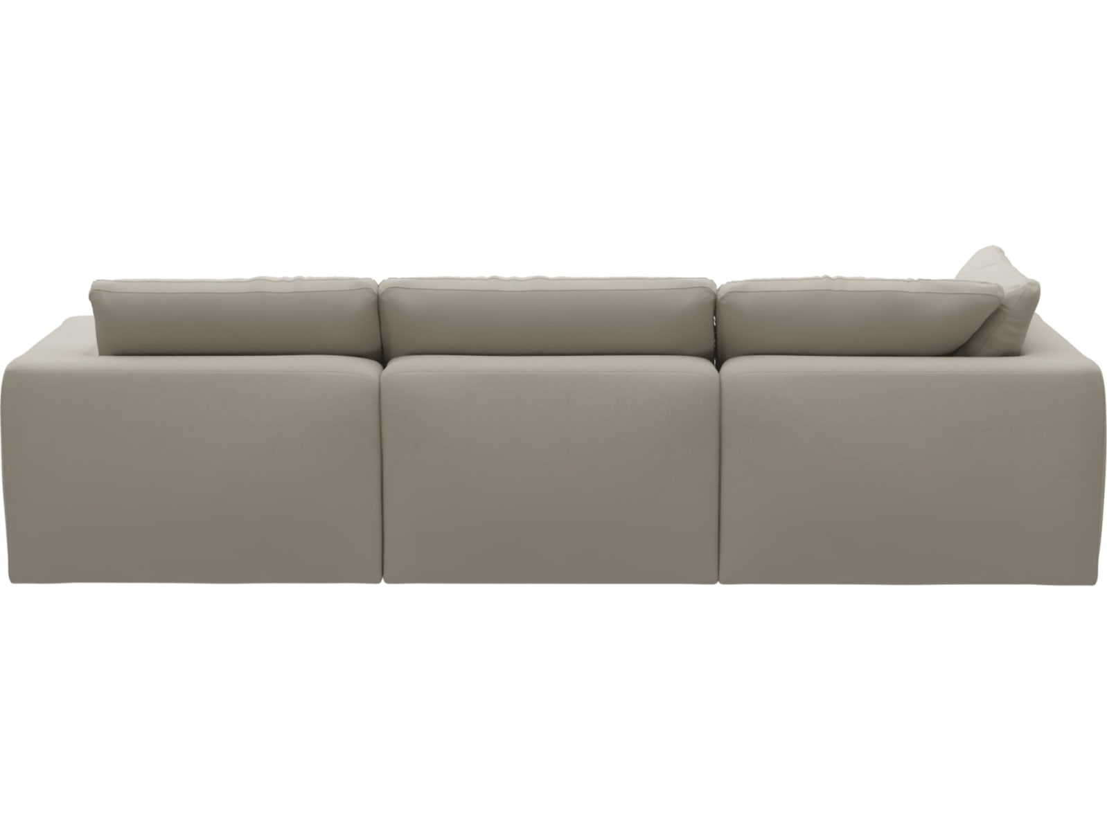 Cloud Deep Isla Sea Pearl Modular Sofa - 3 Seater Chaise color Isla Sea Pearl