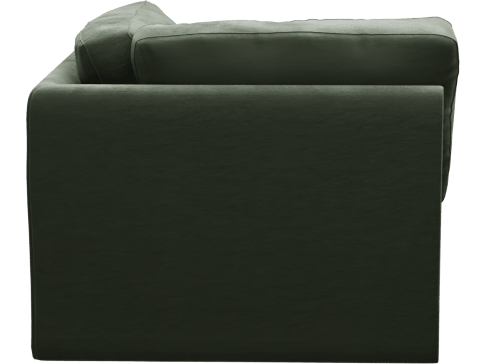 Monica Muse Forest Corner Sofa Chair Module color Muse Forest