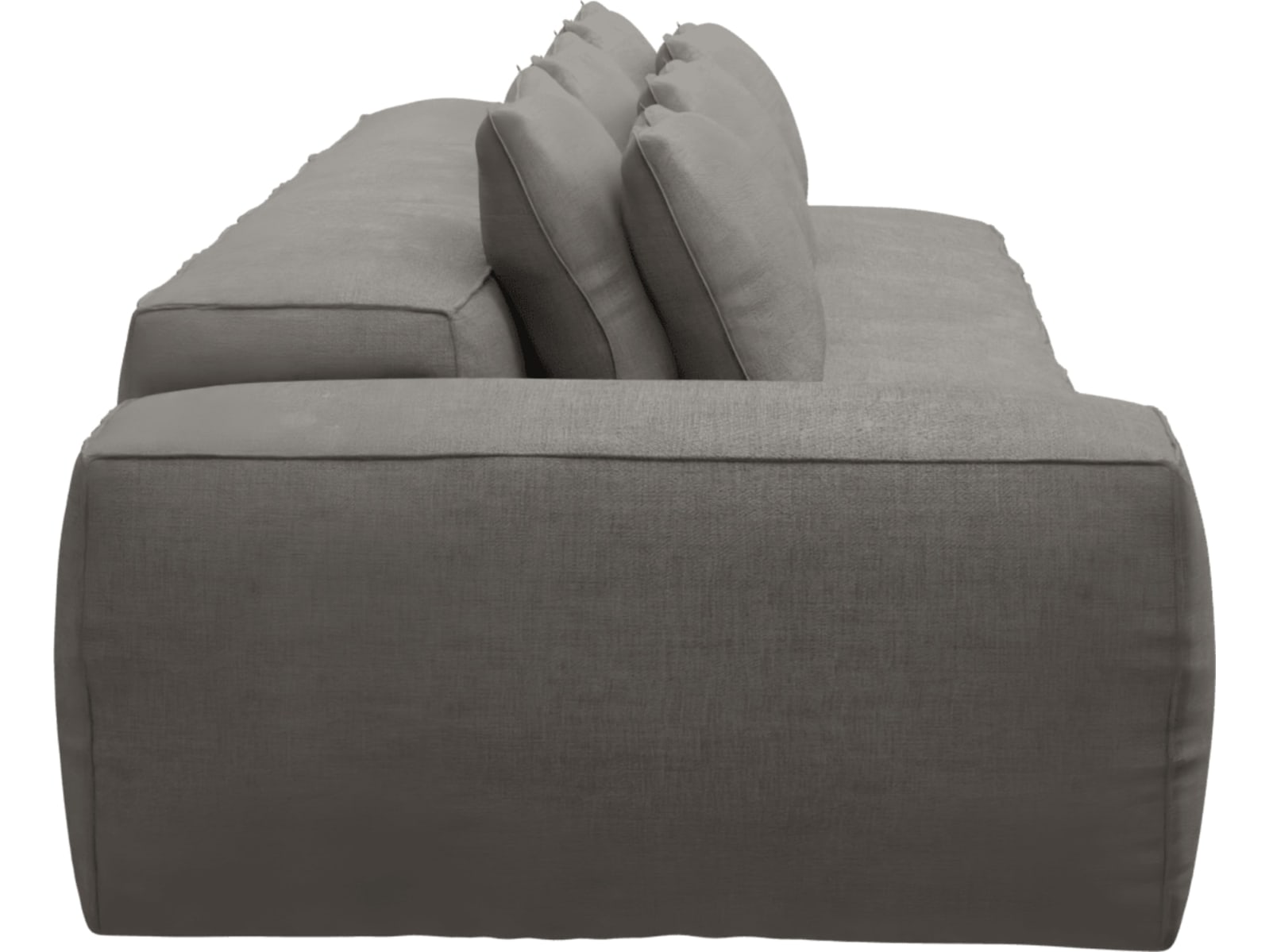 Riley Isla Soft Grey Modular Sofa - 1x Arm, 2x Armless, 1x Right Terminal color Isla Soft Grey