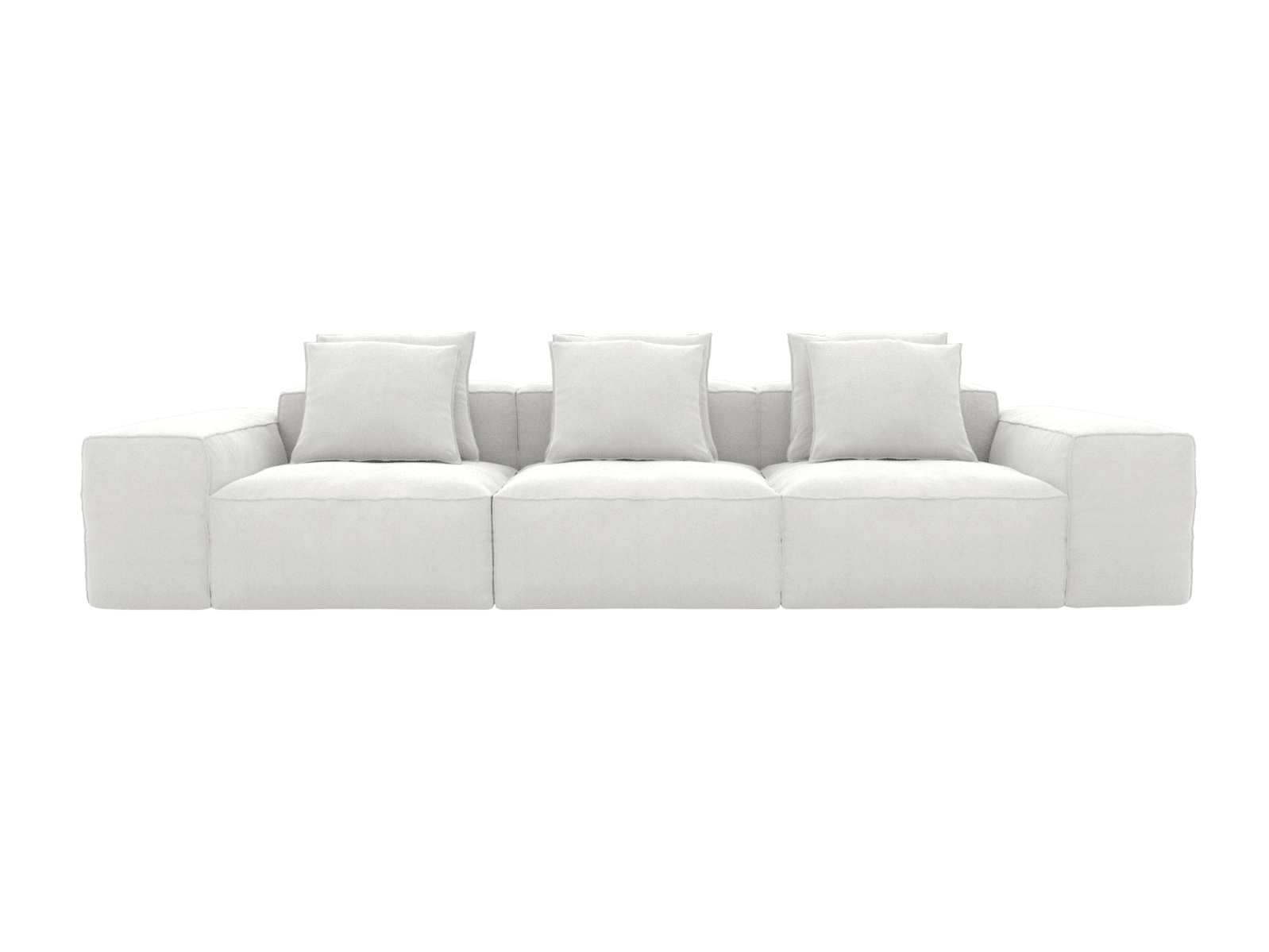 Riley Muse Frost 3 Seater Modular Sofa color Muse Frost