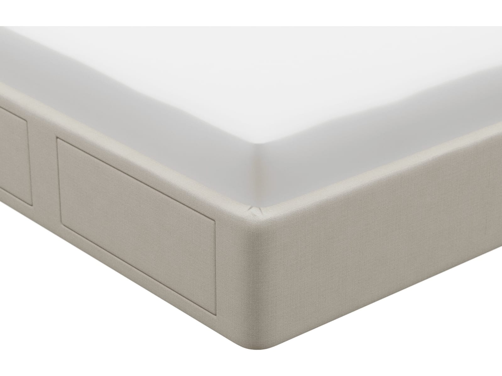 Zenith Storage Drawer Bed Base Toorak Pearl color Toorak Pearl