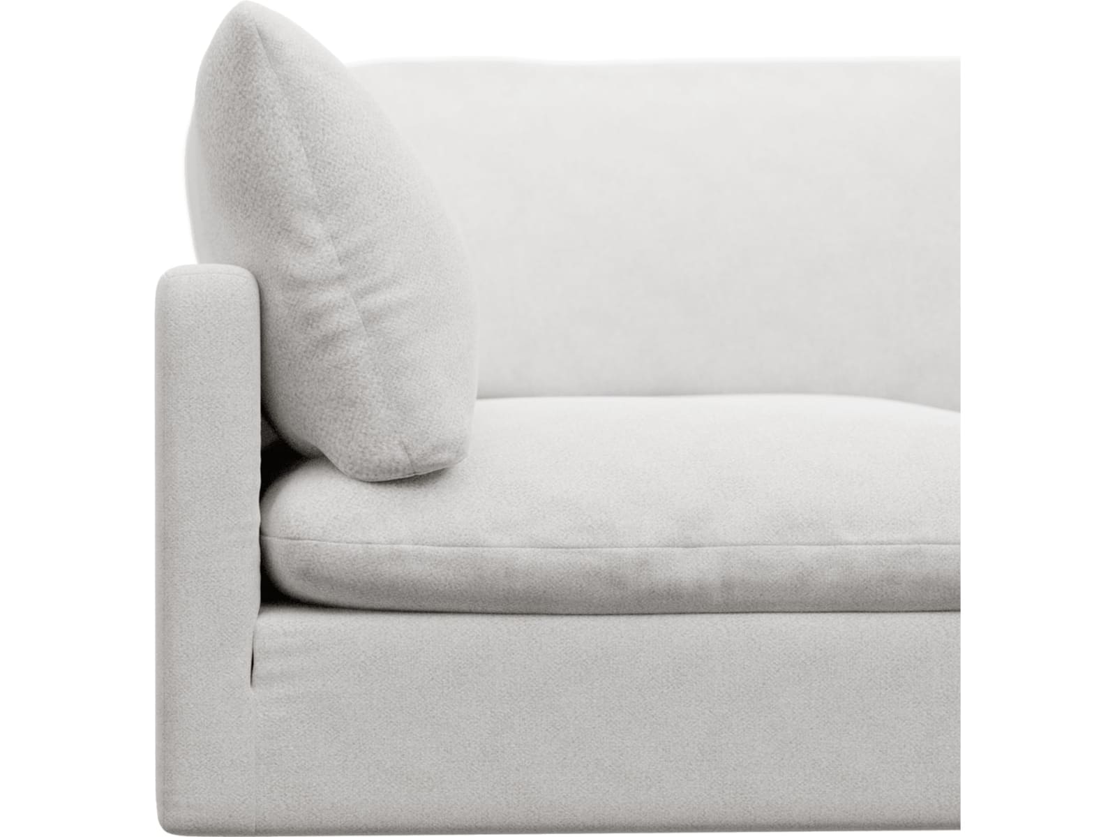 Willow Noa Fog Corner Sofa Module color Noa Fog