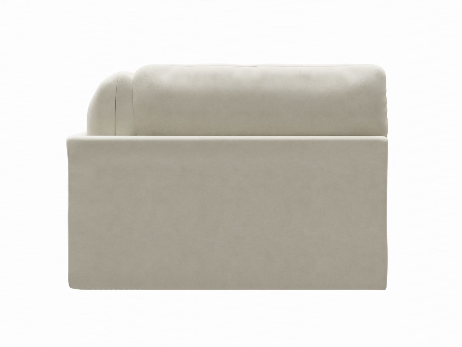 Finley Muse Flax Right Arm Facing Chaise Module color Muse Flax