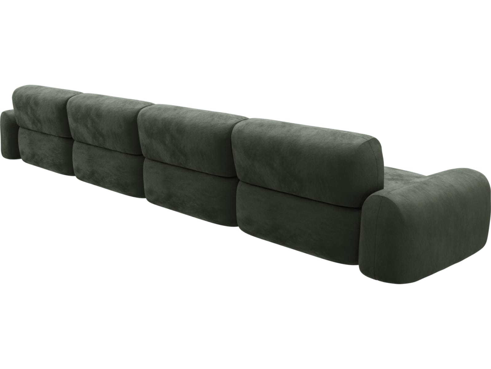 Beckett Muse Forest Modular Sofa - 4 Seater color Muse Forest