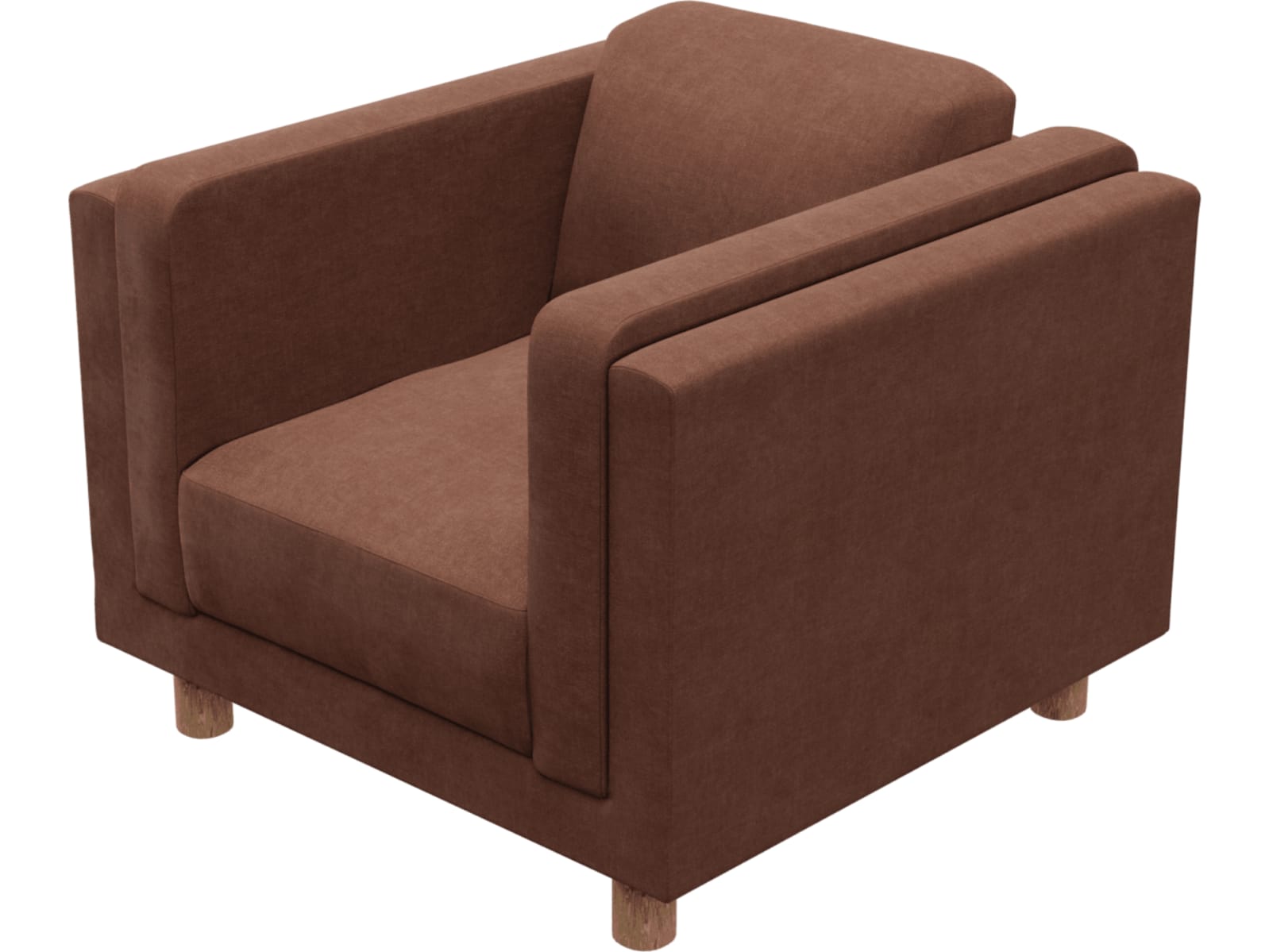 Hayes Muse Rust Armchair color Muse Rust
