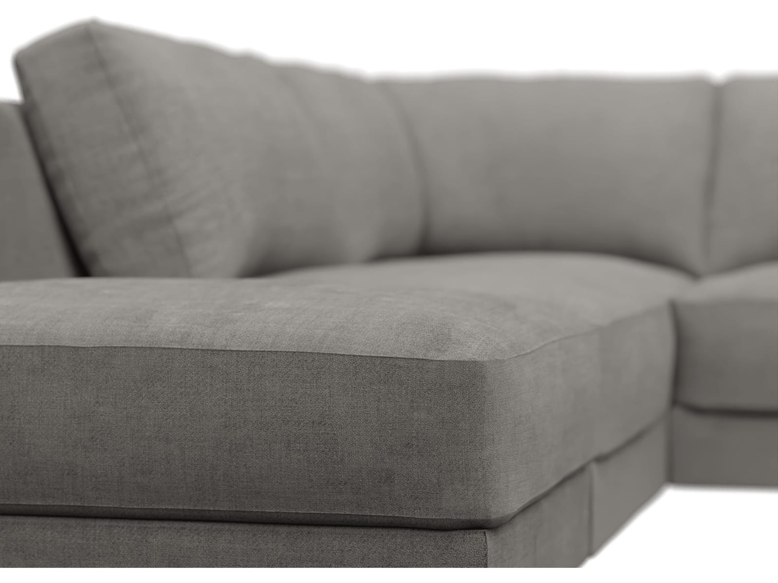 Monica Isla Soft Grey Sofa - 5 Seater LAF Terminal color Isla Soft Grey