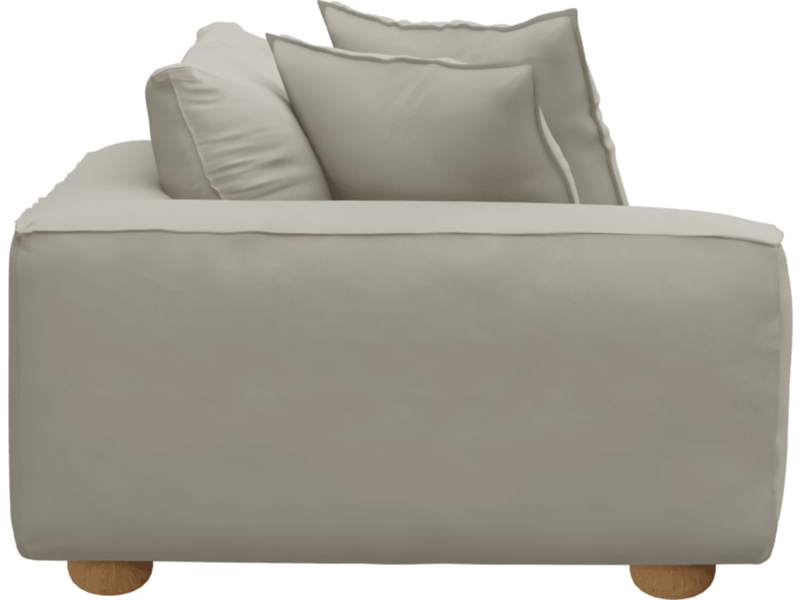 Tully California Ivory Left Arm Facing Chair Module color California Ivory