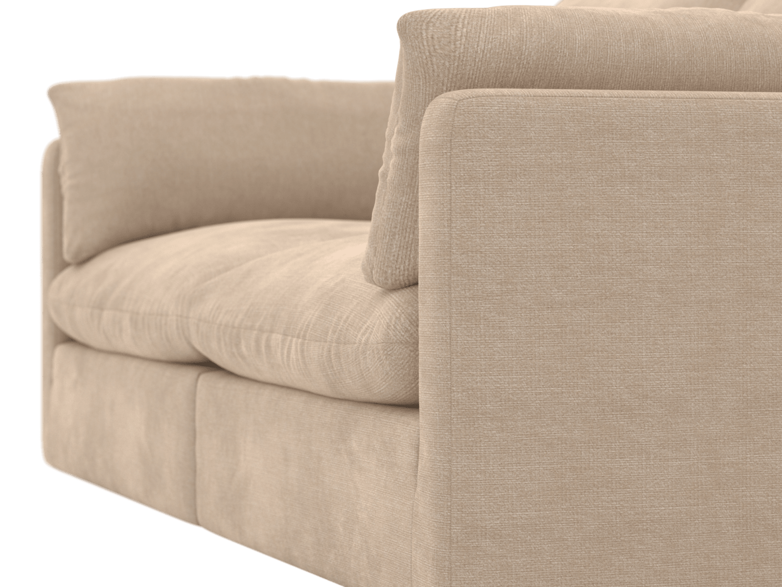 Willow Muse Driftwood Modular Sofa - 2 Seater color Muse Driftwood