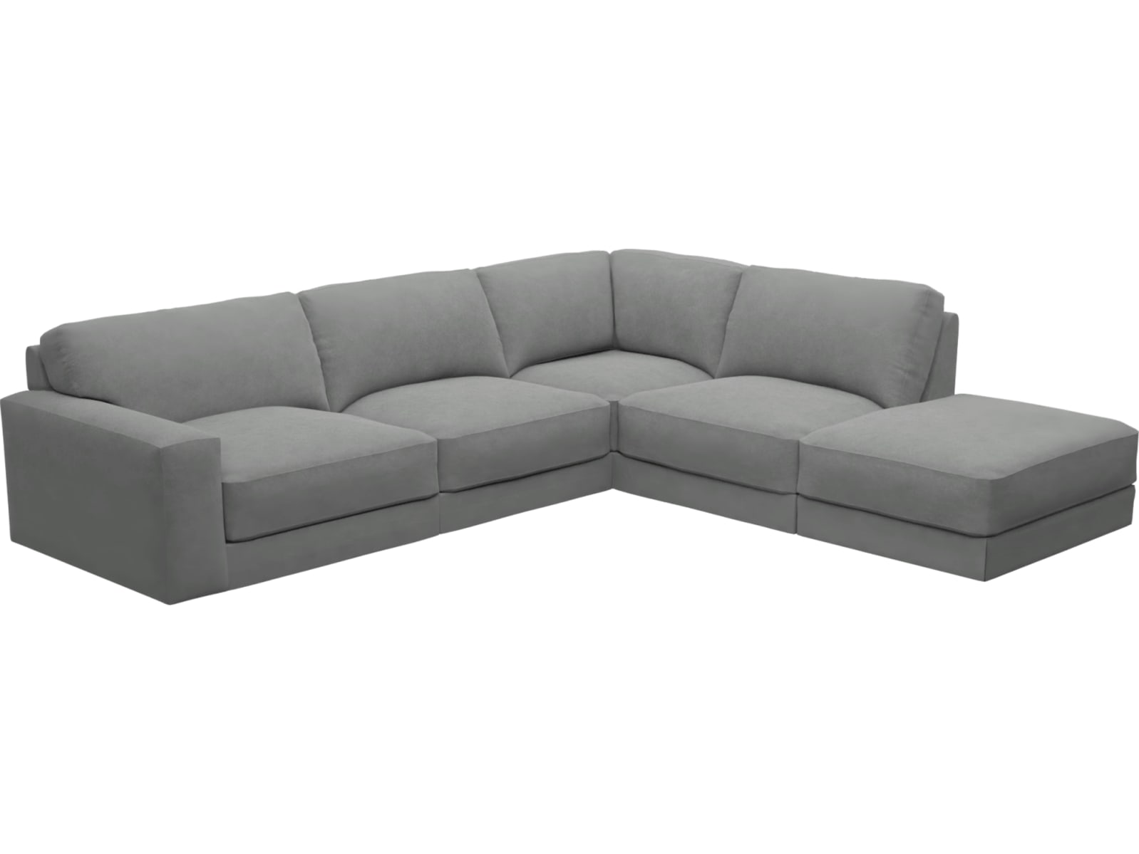 Monica Maya Flint Sofa - 5 Seater RAF Terminal color Maya Flint