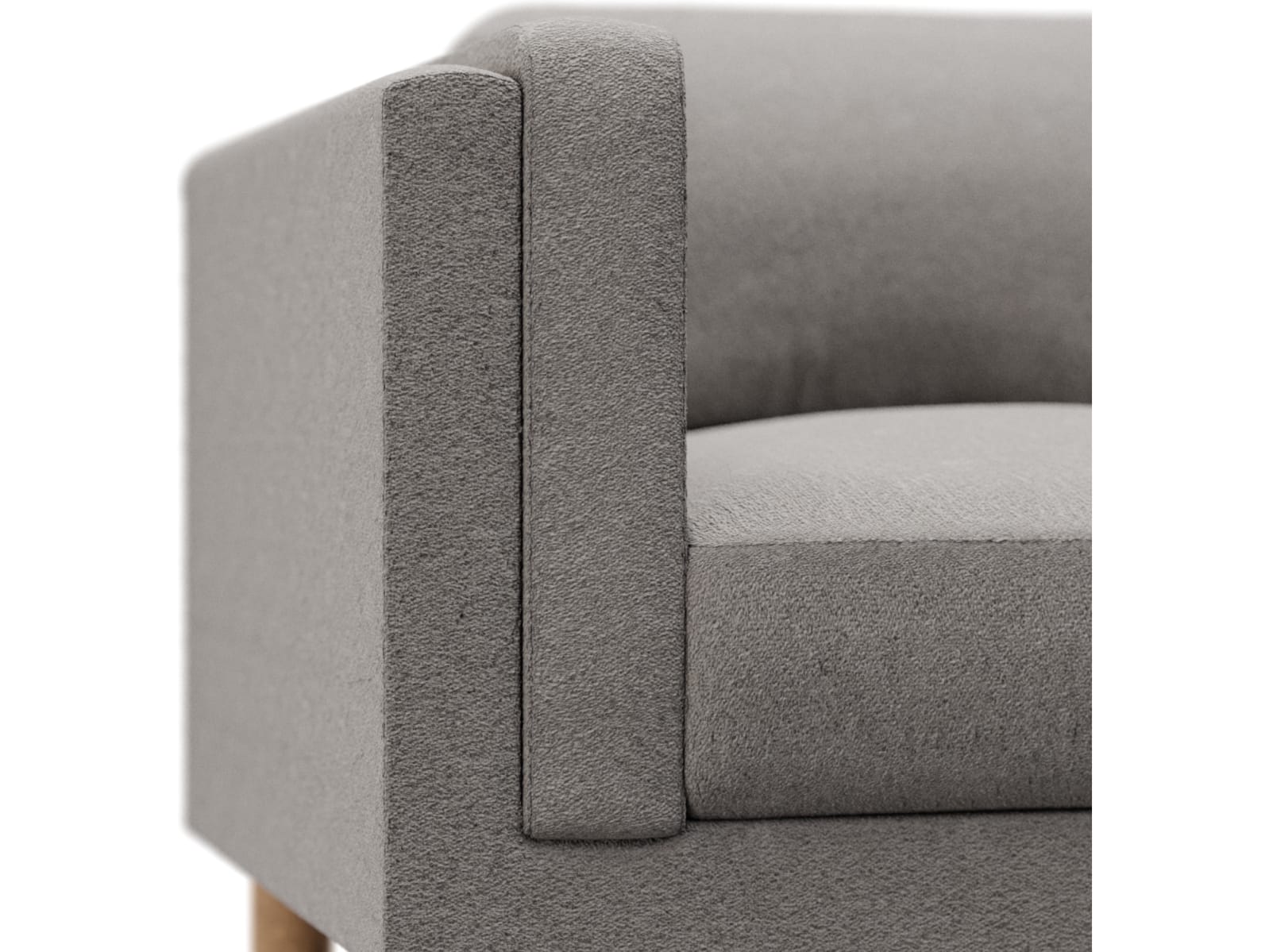 Hayes Boucle Pumice Sofa - 2 Seater color Boucle Pumice