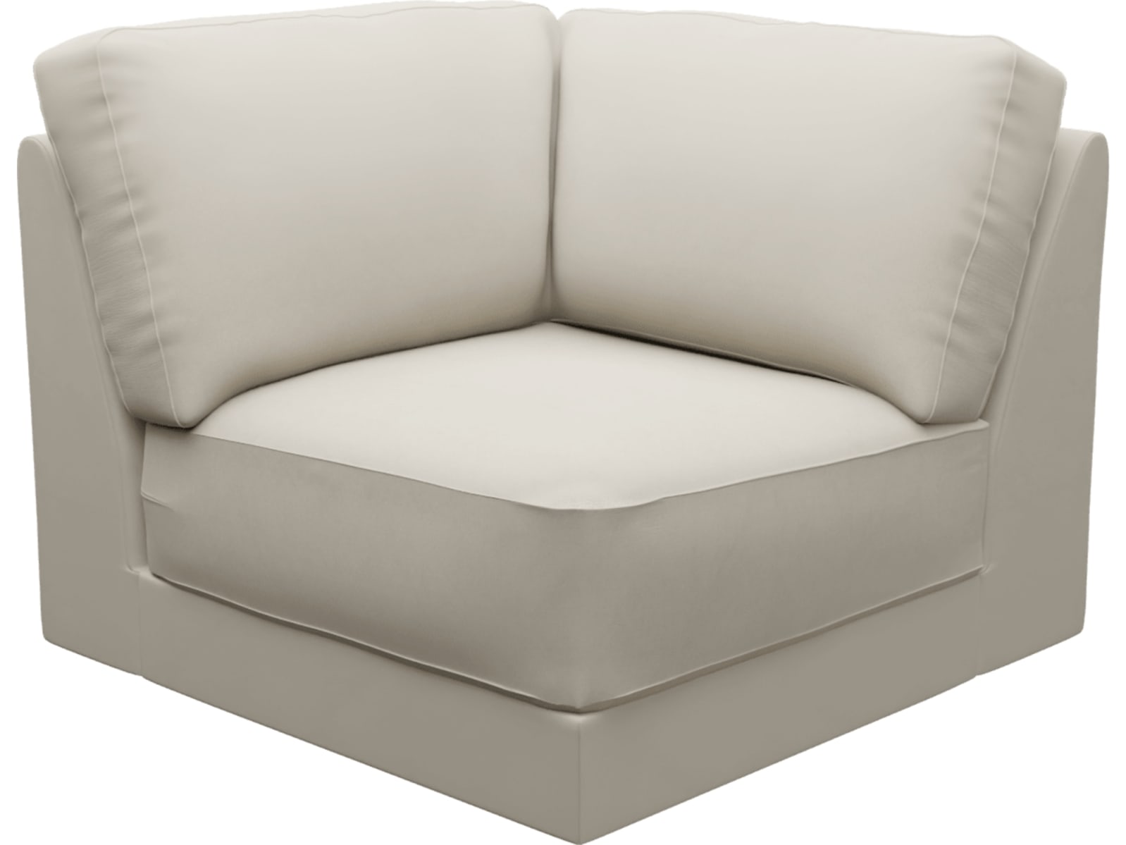 Monica Isla Sea Pearl Corner Sofa Chair Module color Isla Sea Pearl