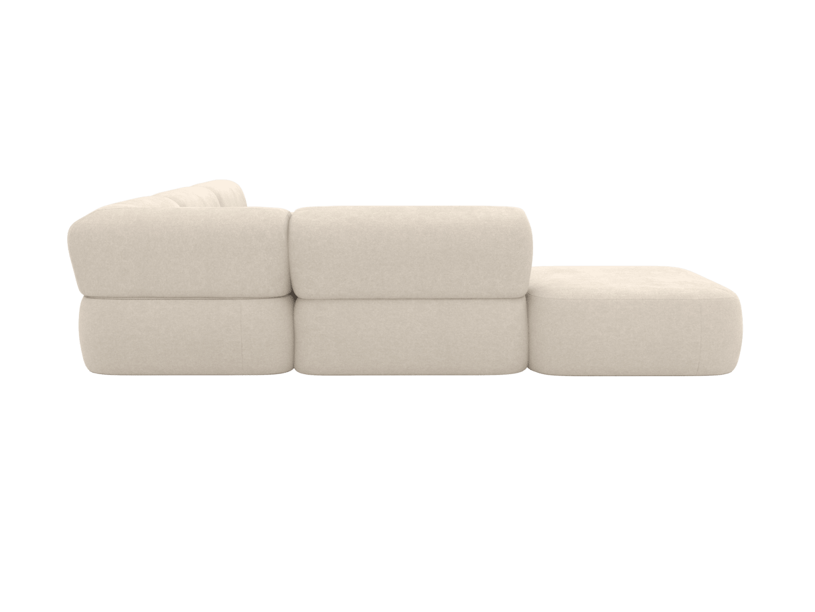 Beckett Tribute Shell Modular Sofa - 6 Seater color Tribute Shell