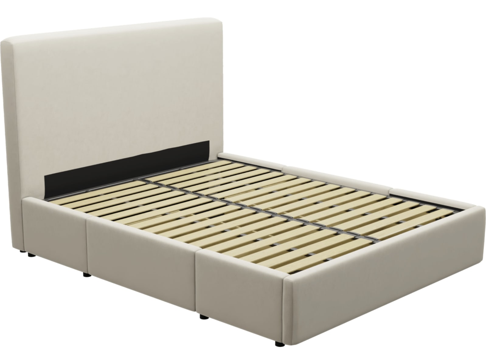 Aria Drawer Bed Muse Flax color Muse Flax