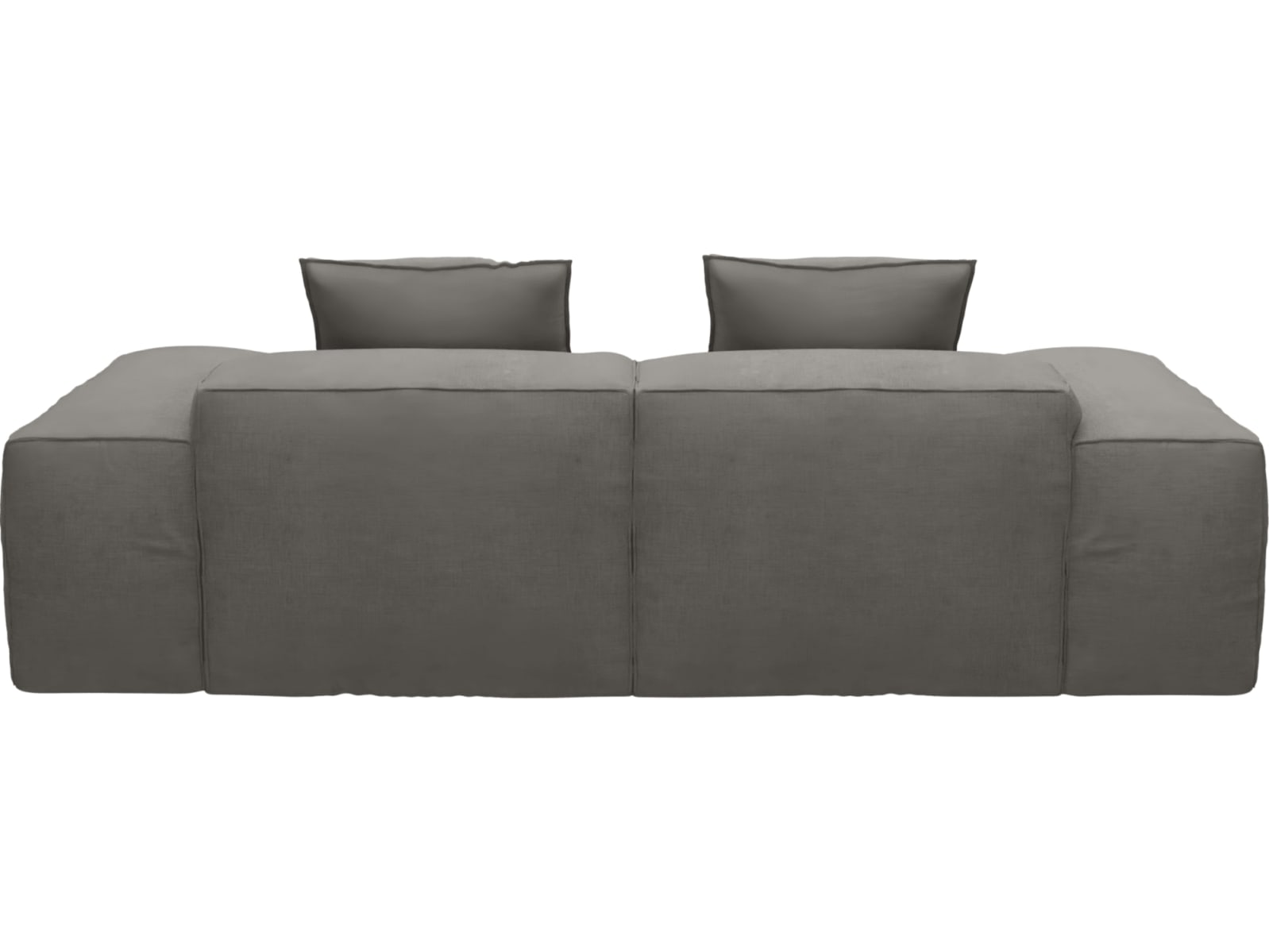 Riley Isla Soft Grey Modular Sofa - 2 Seater Chaise color Isla Soft Grey