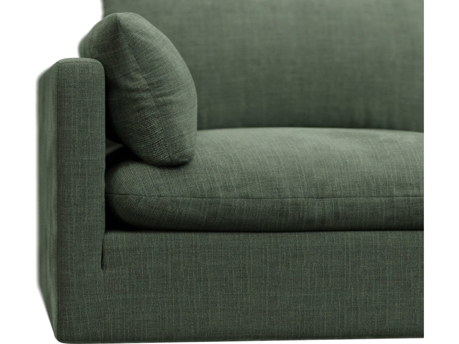 Willow Tribute Dark Jade Modular Sofa - 4 Seater color Tribute Dark Jade