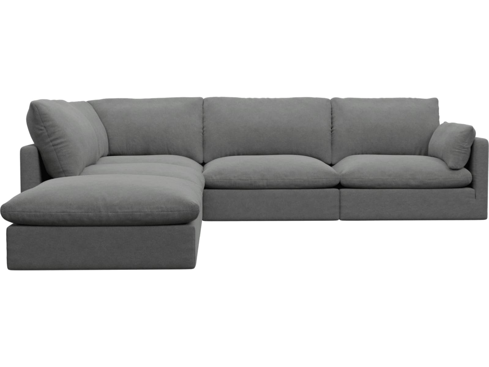 Willow Maya Flint Modular Sofa - 5 Seater LAF Terminal color Maya Flint