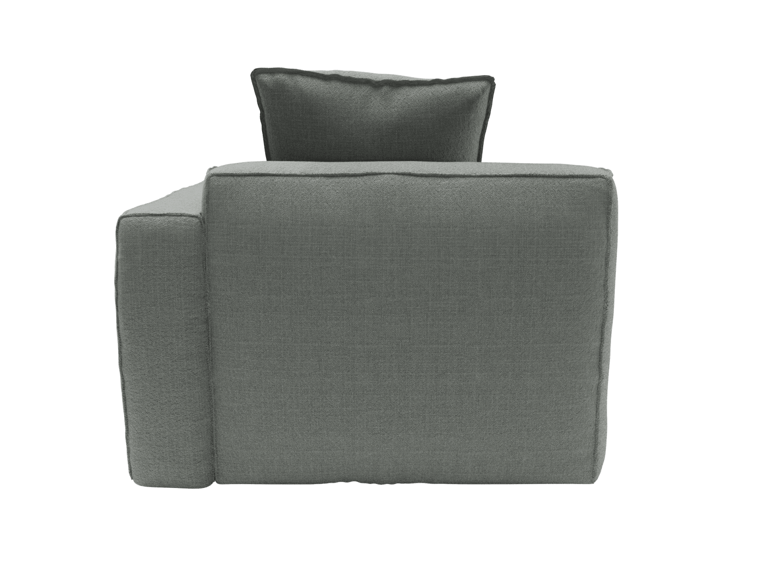 Riley Apt Tribute Storm Chaise Right Arm Facing Sofa Module color Tribute Storm