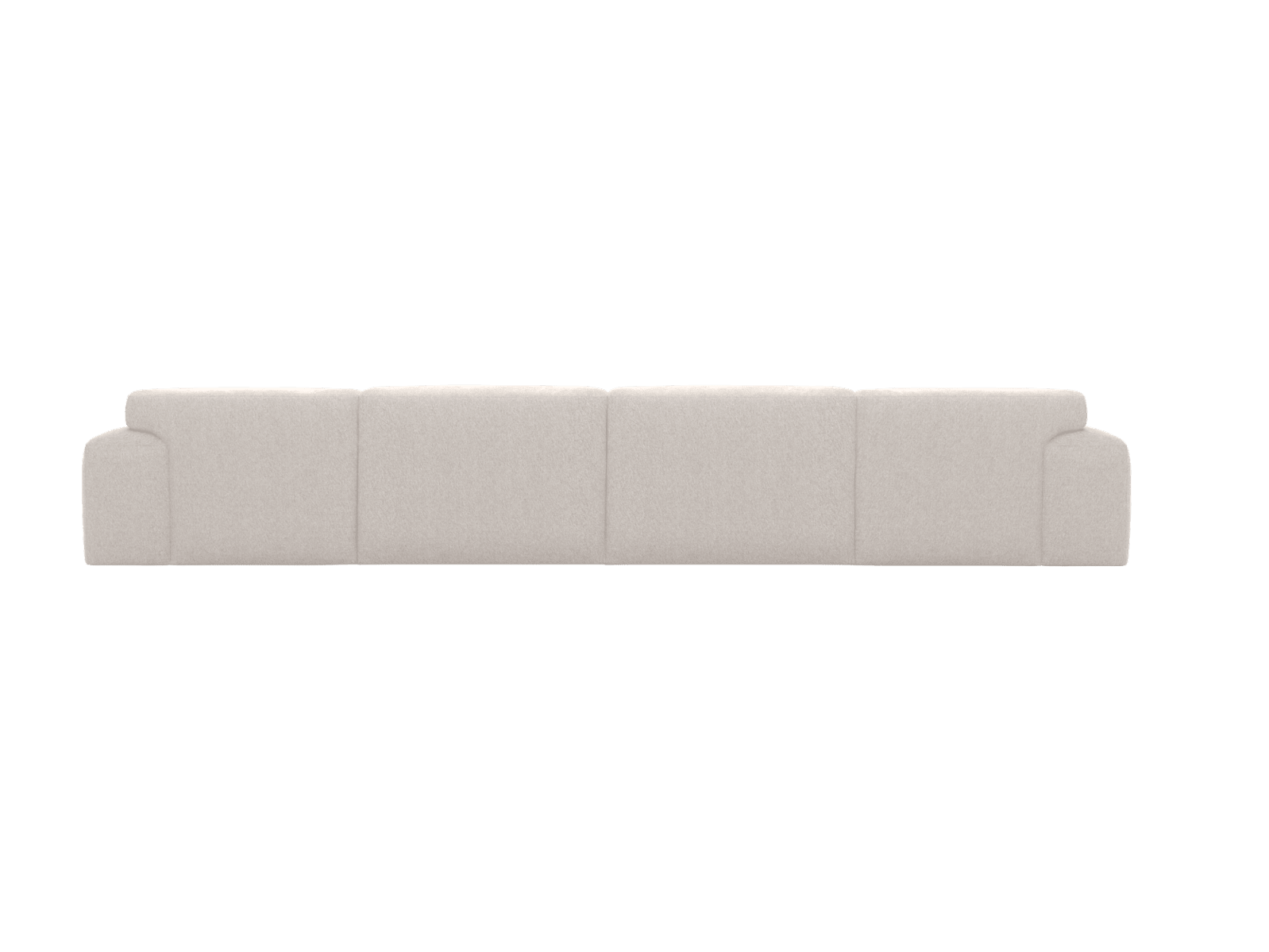 Copenhagen Toorak Pearl Chaise Sofa - 4 Seater color Toorak Pearl
