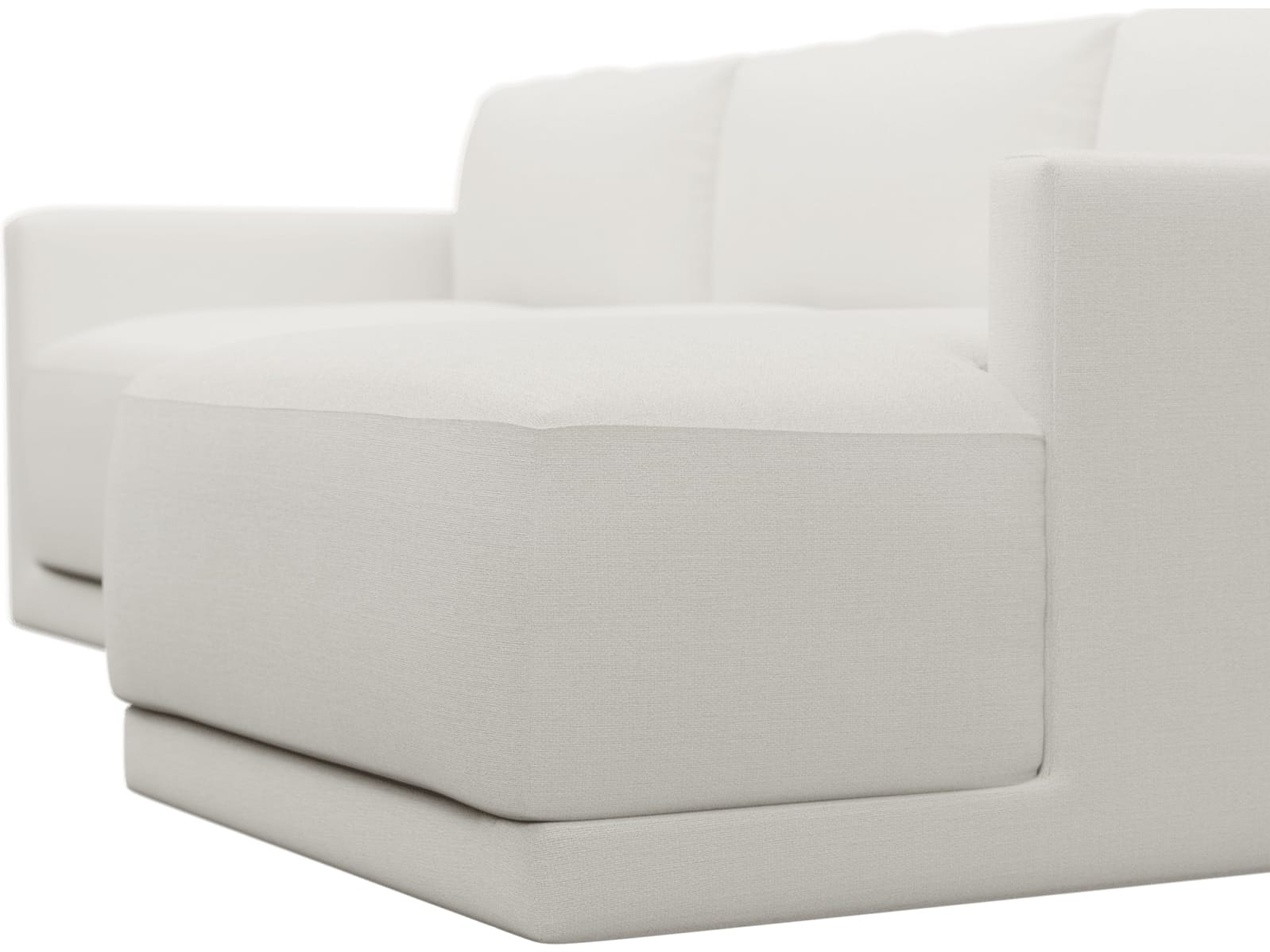 Haven Apt Tribute Ice Chaise Sofa color Tribute Ice