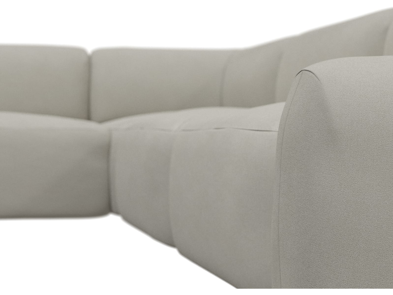 Beckett California Ivory Modular Corner Sofa - 7 Piece color California Ivory