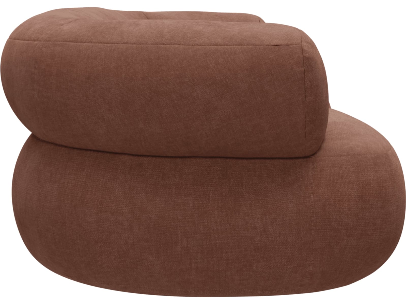 Colette Muse Rust Sofa - 3 Seater color Muse Rust